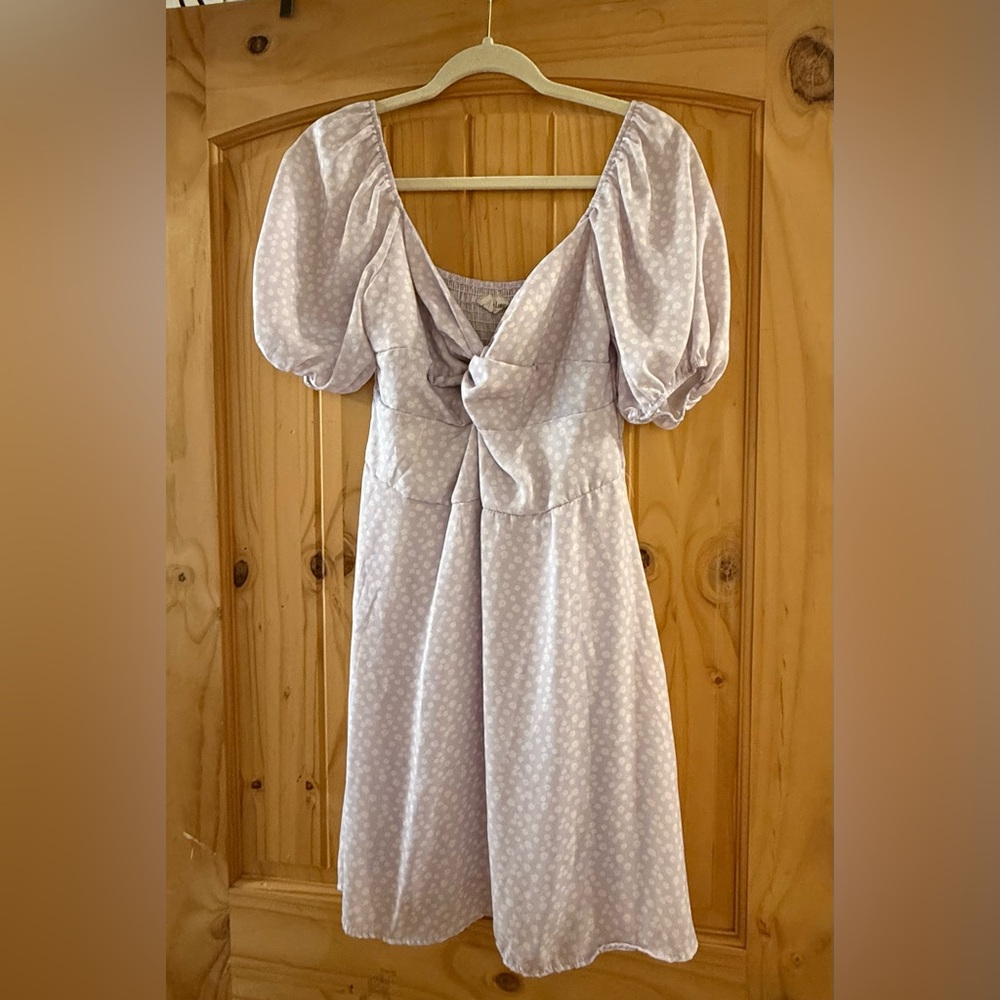 Lilac floral sun dress!